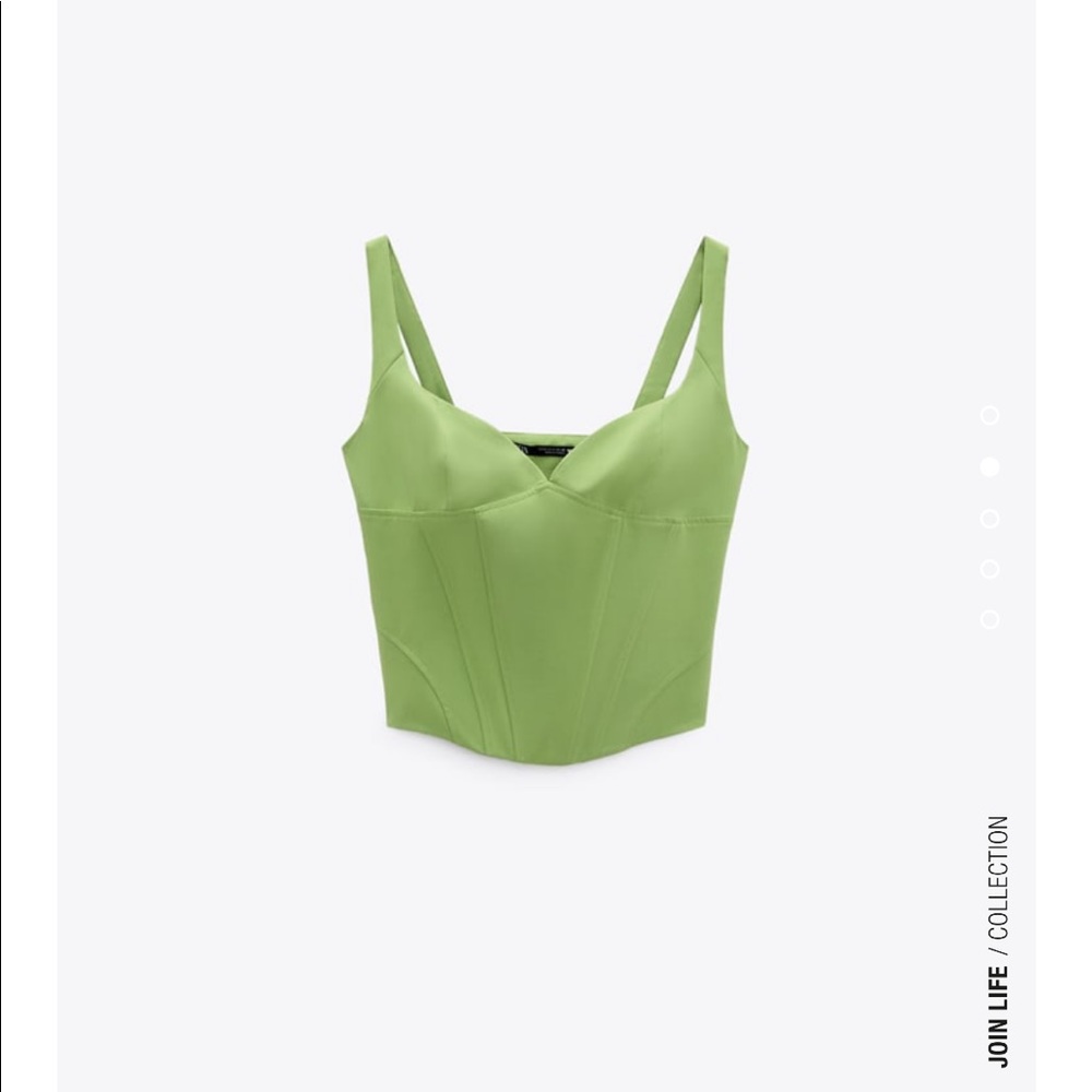 Zara Bustier Crop Top